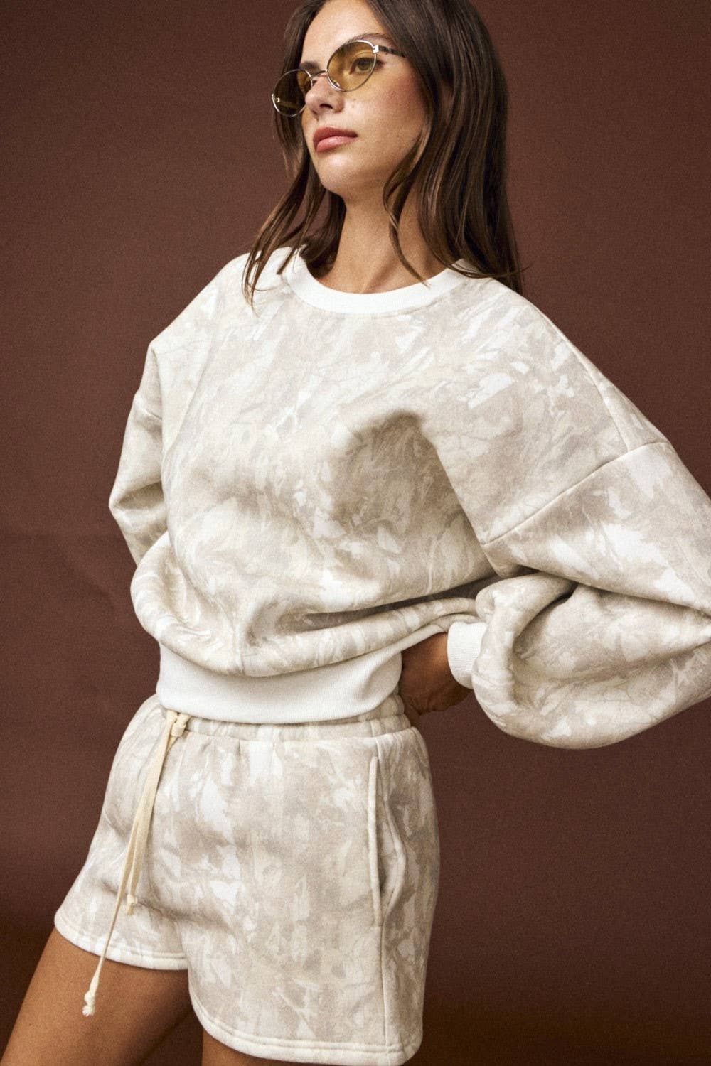 Woodland Camo Crewneck Set