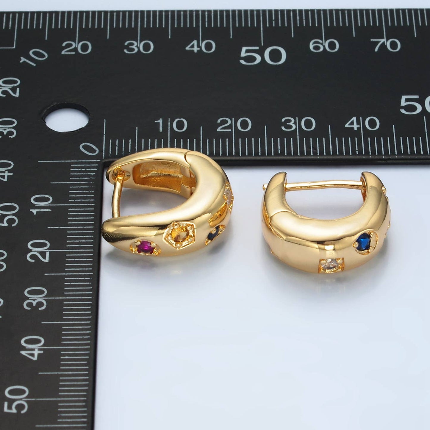 Gemini Large Hoop Earrings