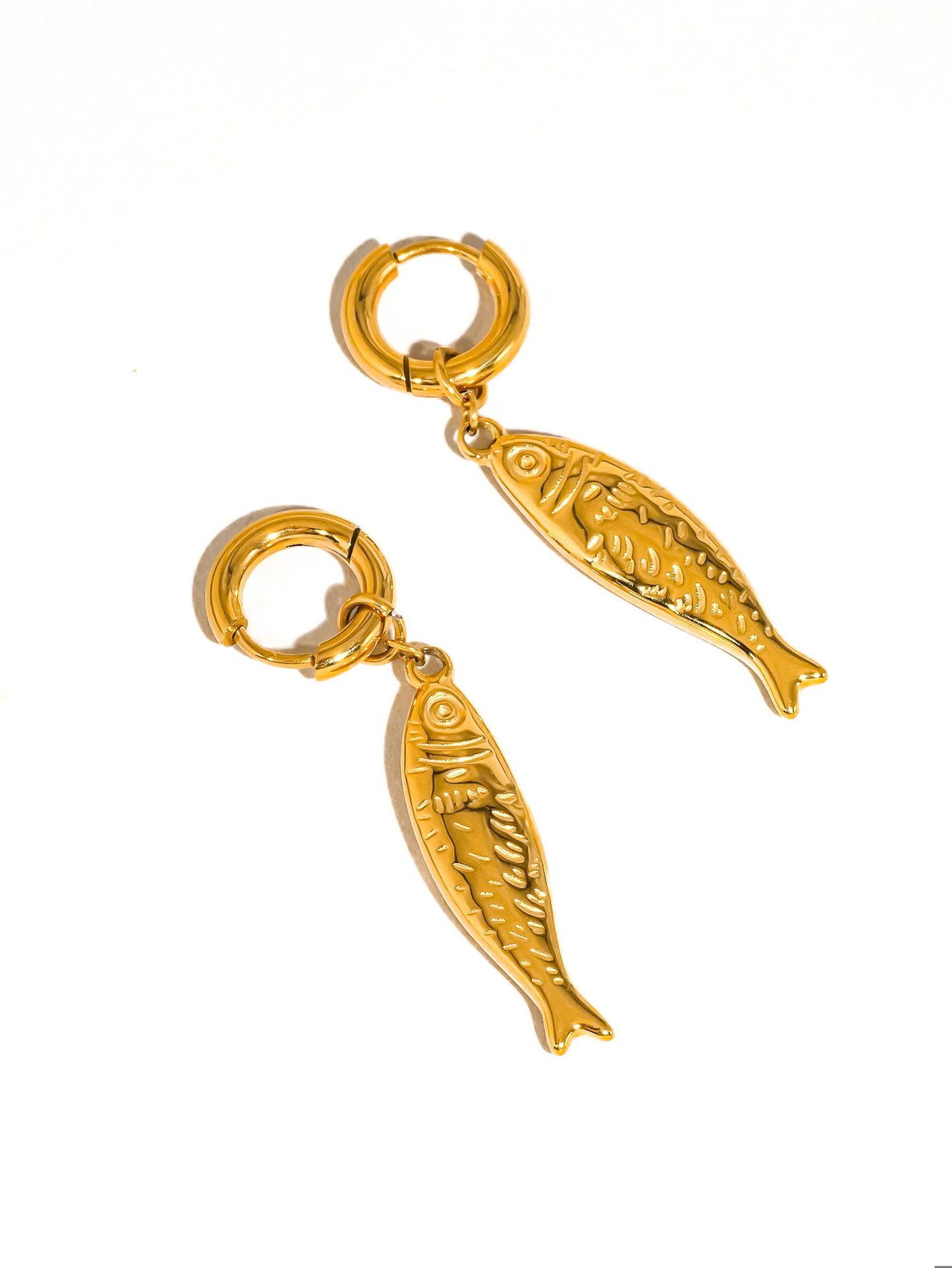 Nibe Fish Hoop Earring