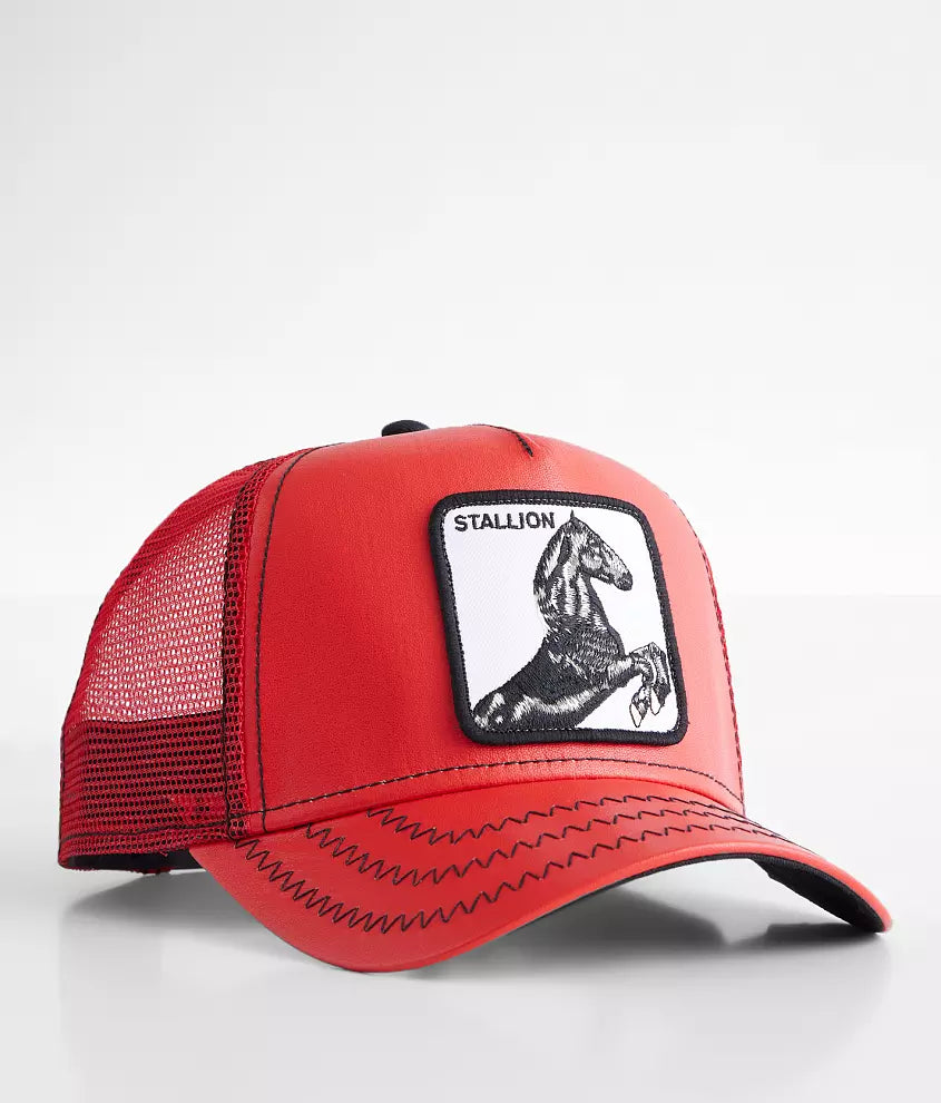 Cherry Mustang Trucker Hat - Goorin Bros