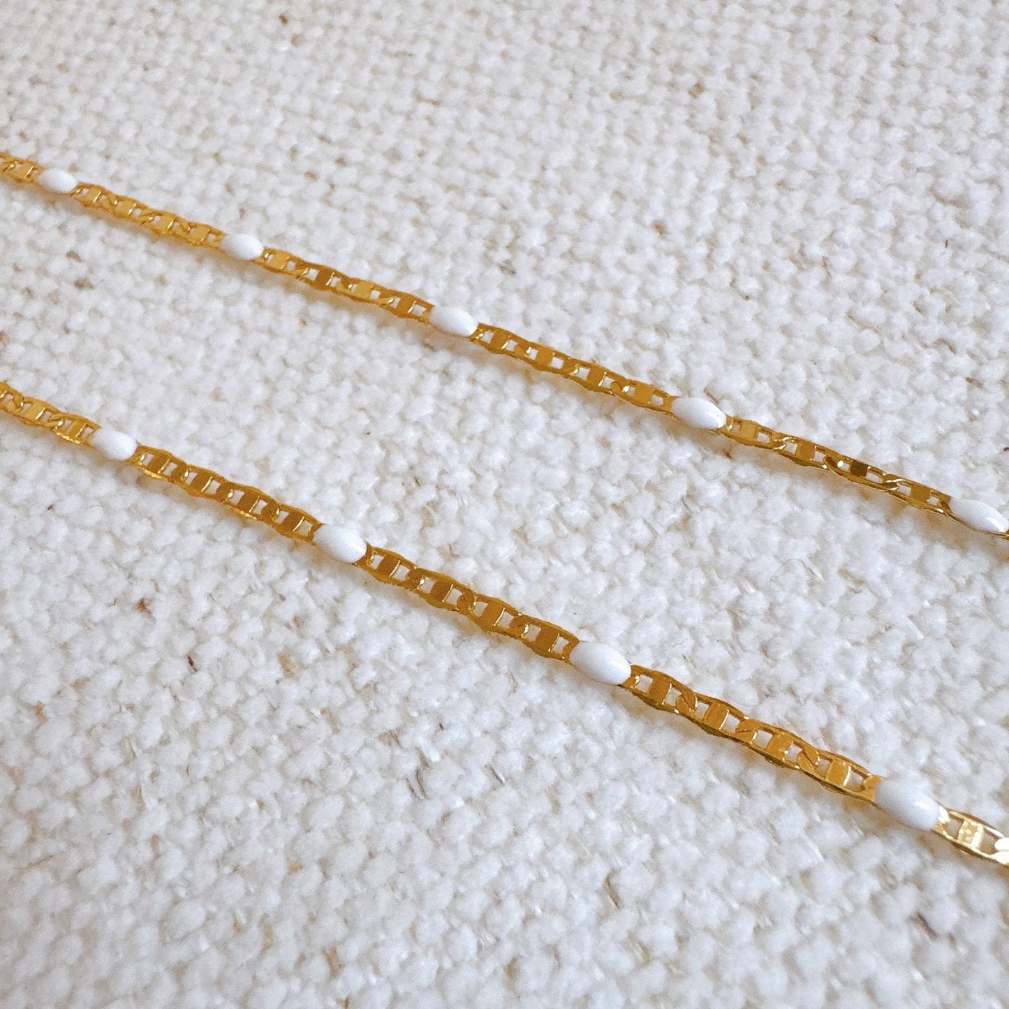 Color Pop Enamel Chain Necklace