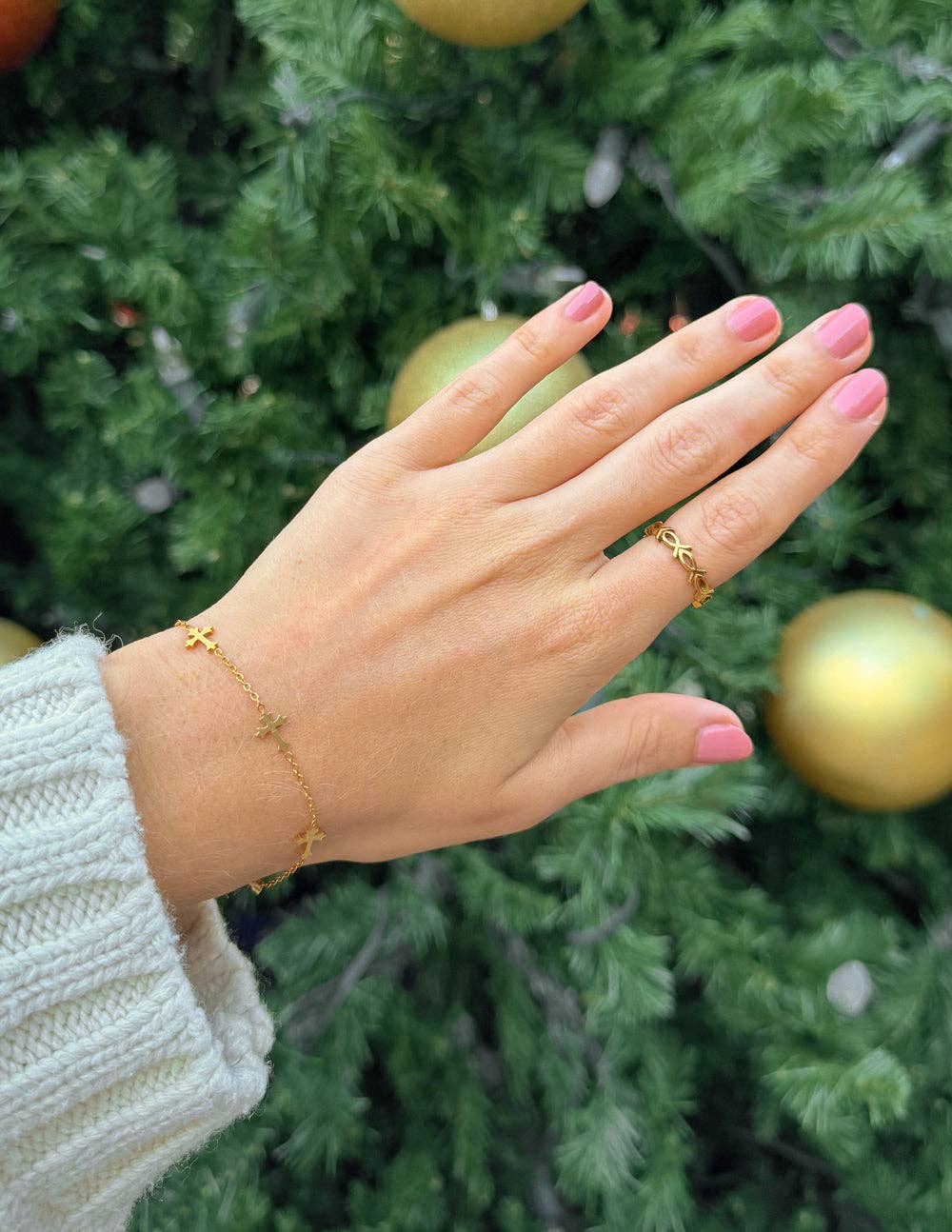 Infinity Jesus Fish Ring