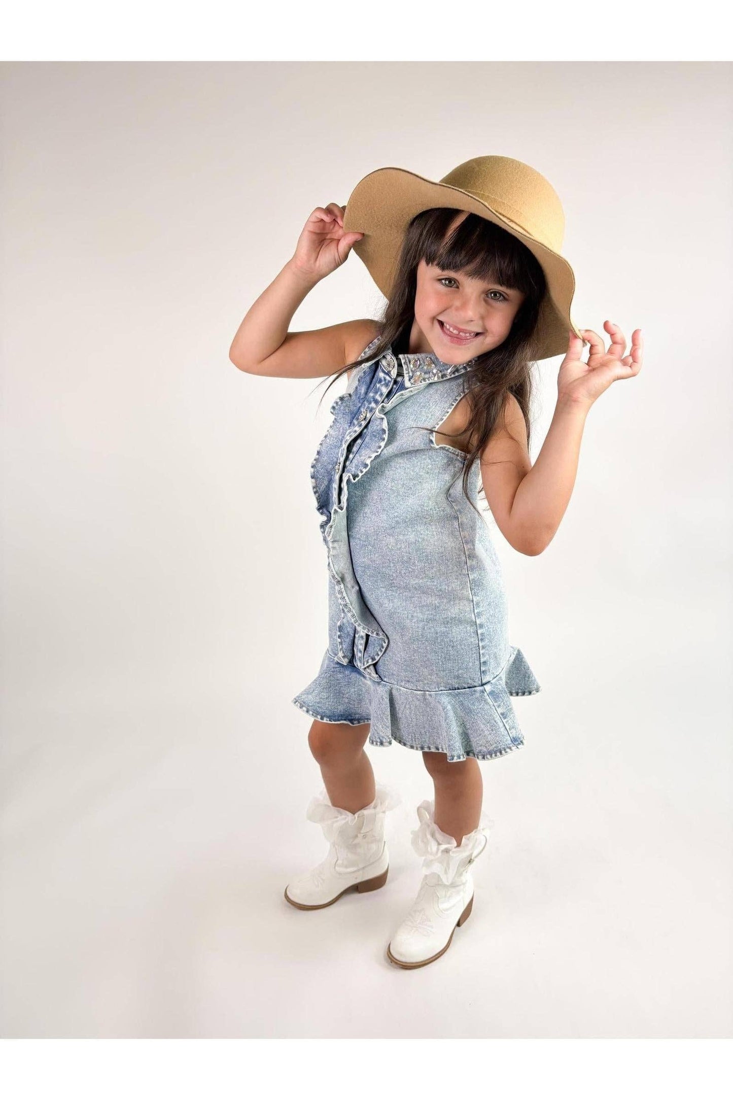 Swifty Gem Denim Dress