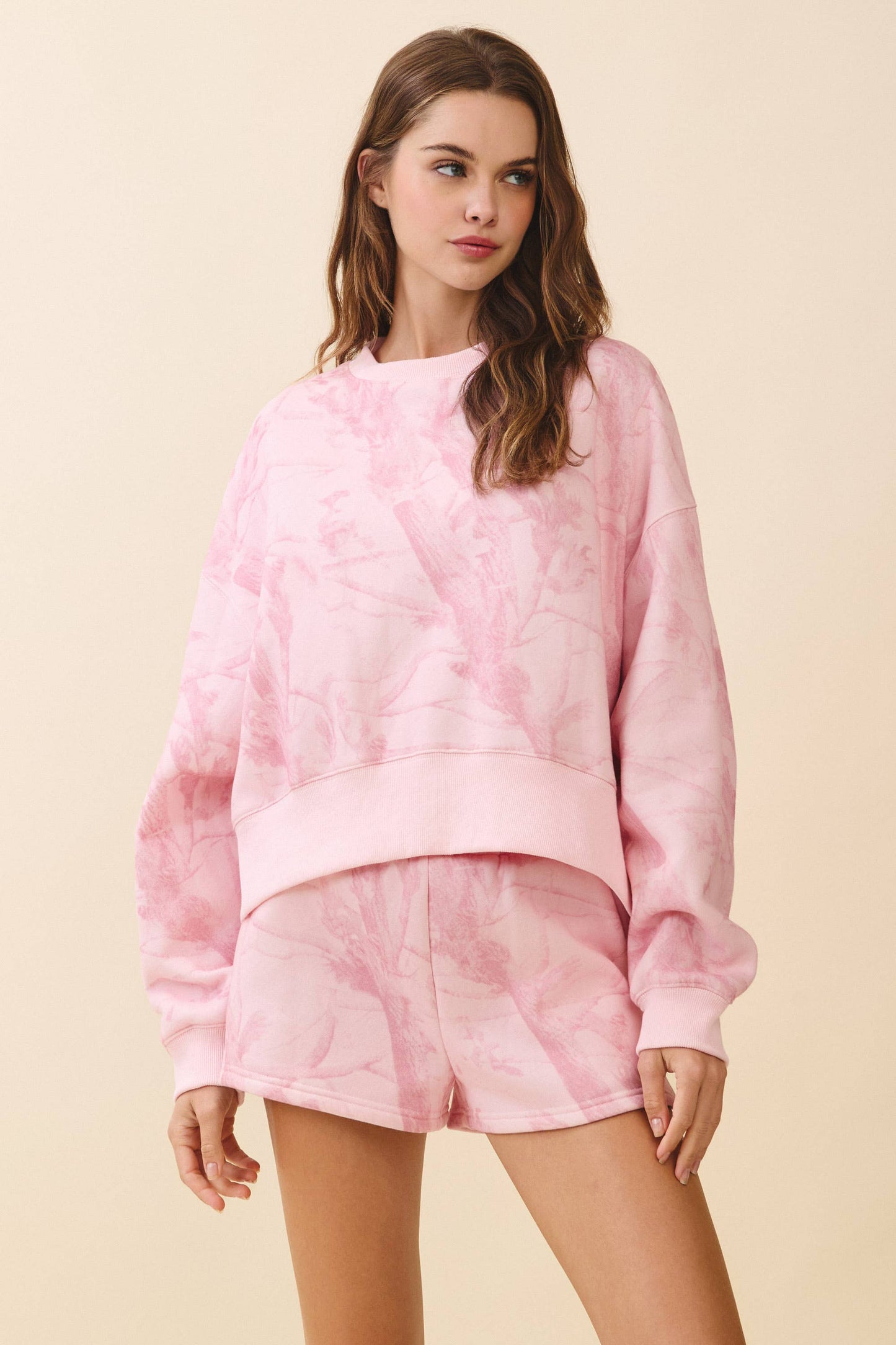 Pink Camo Sweatshirt