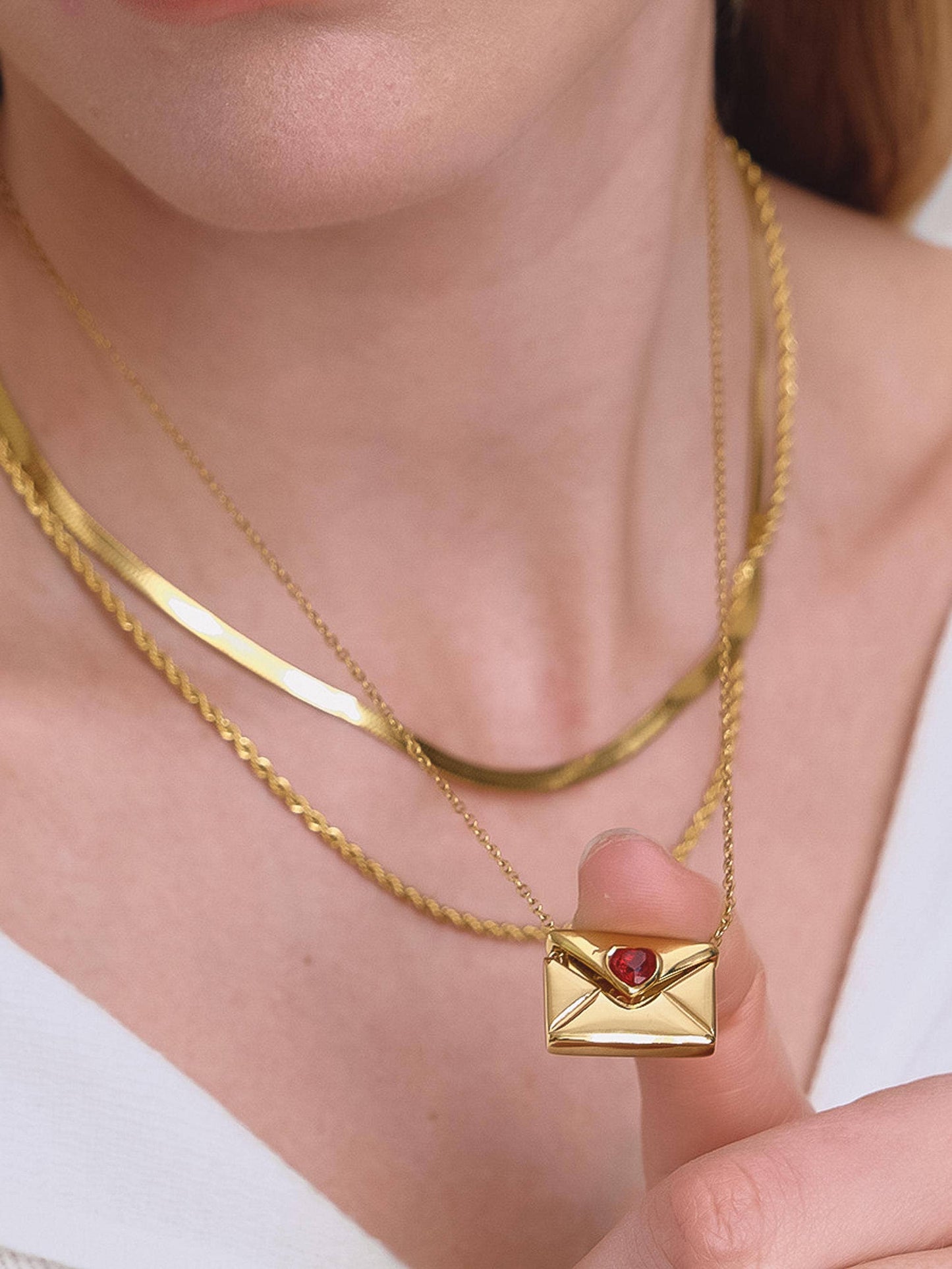 Love Letter Heart Necklace