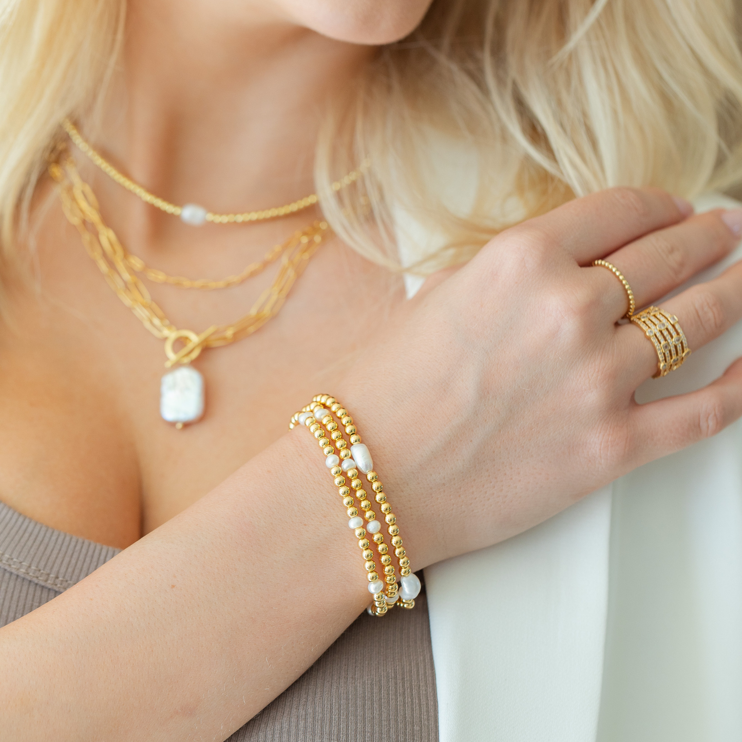 Fresh Water Beaded Bracelet