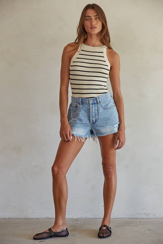 Denim Cut Off Shorts