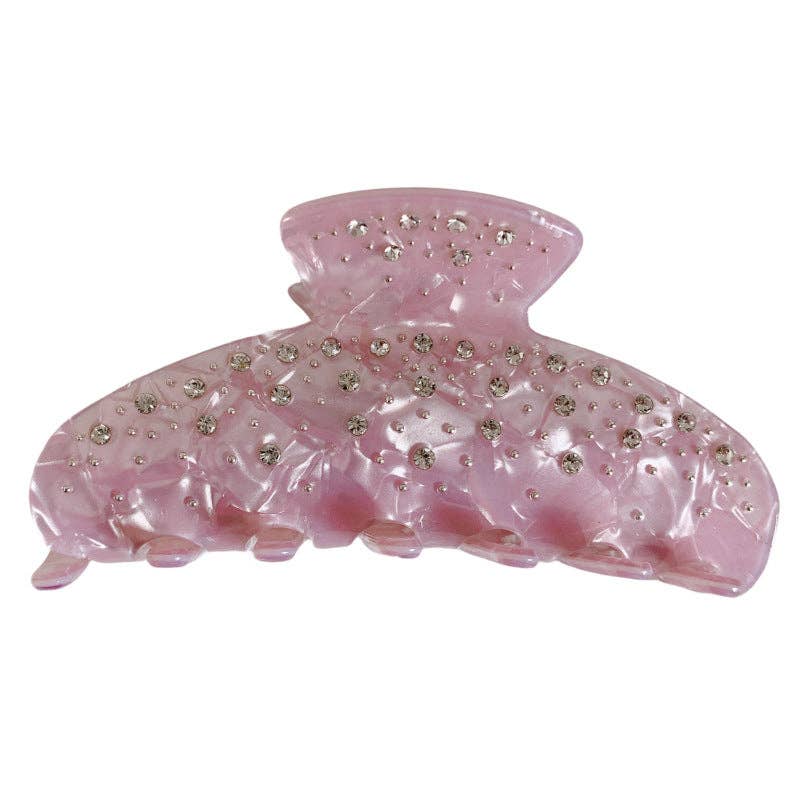 Sweet Rhinestone Claw Clip Solid Hair Accessory
