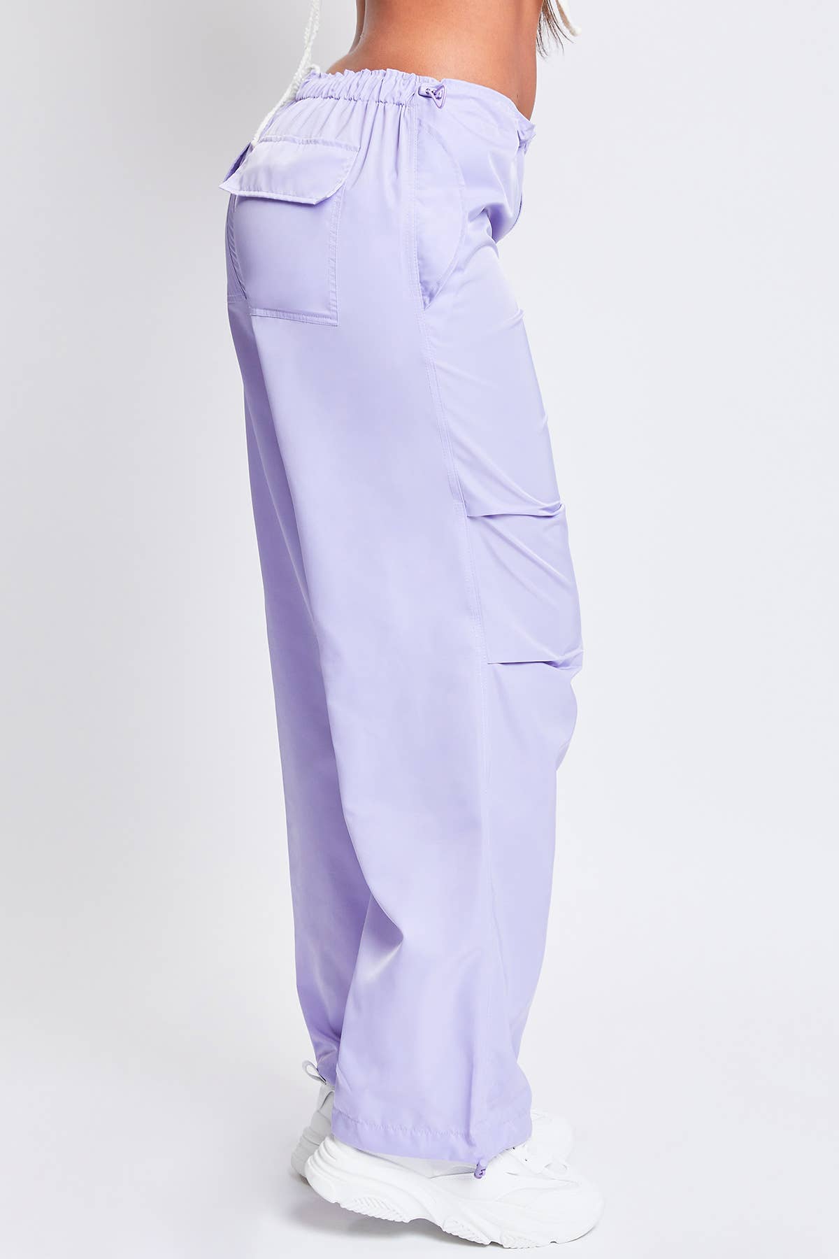 Relaxed Nylon Parachute Pants