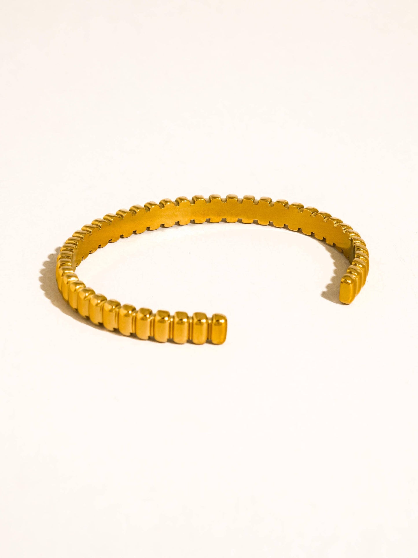 Cendine 18K Gold Non-Tarnish Beaded Cuff Bracelet