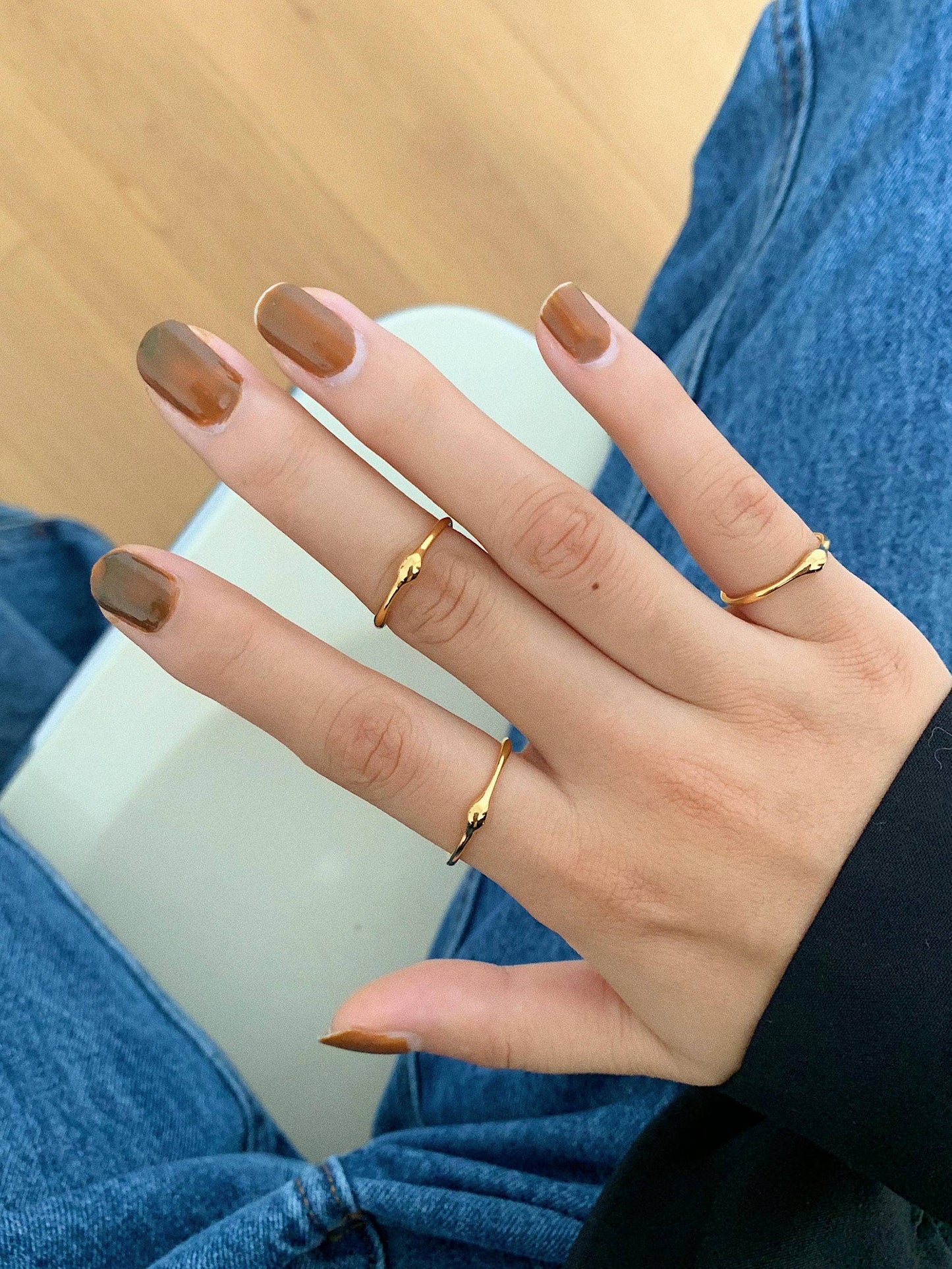 Rowena Minimalist Band Rings