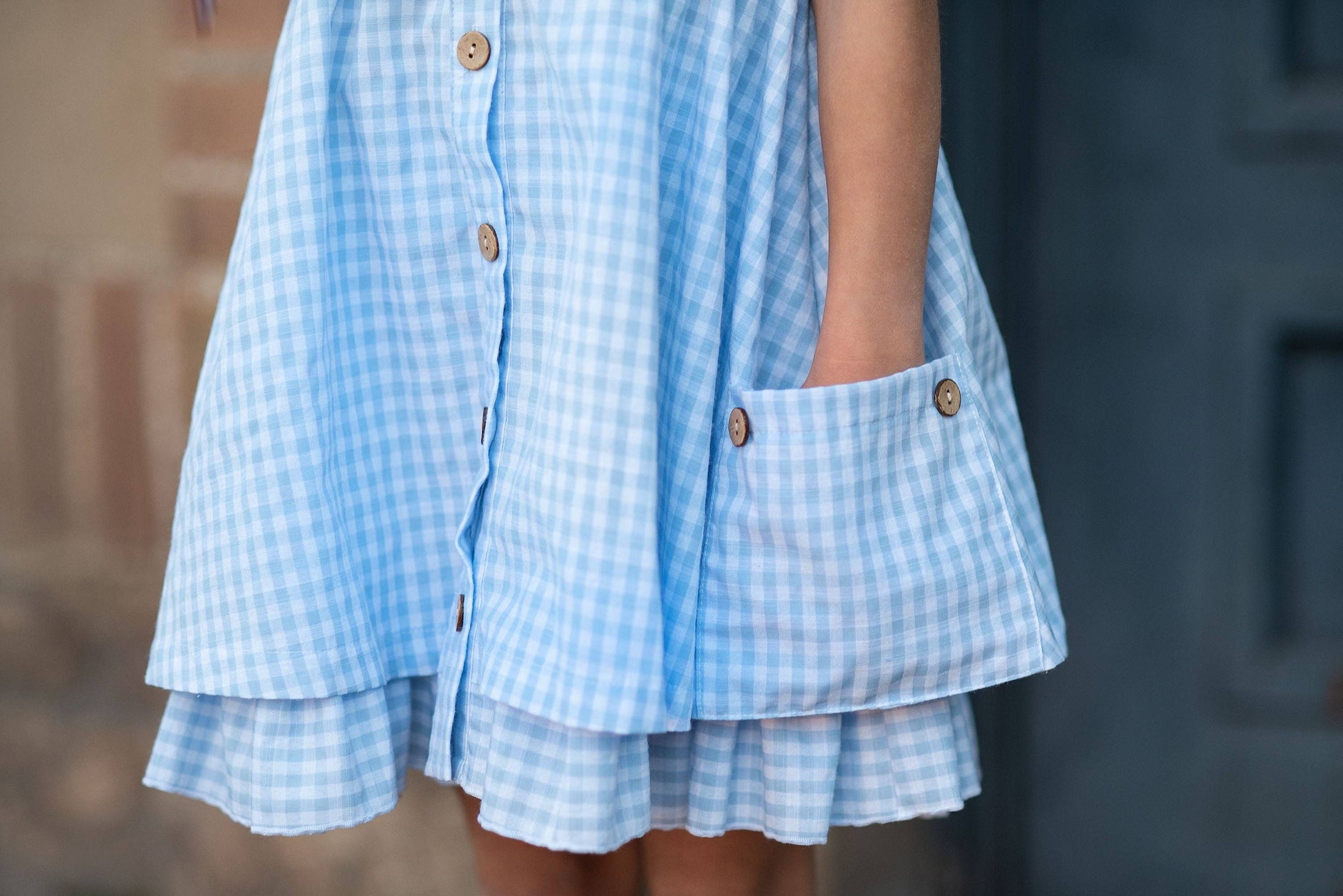 Tween Blue & White Gingham Dress My Tribe Boutique Tween Blue & White Gingham Dress My Tribe Boutique