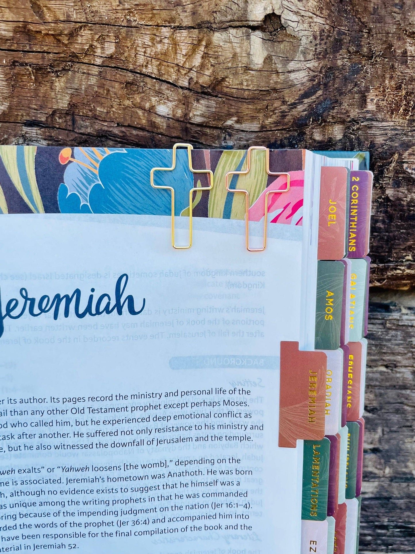 Small Cross Bookmark Paperclips