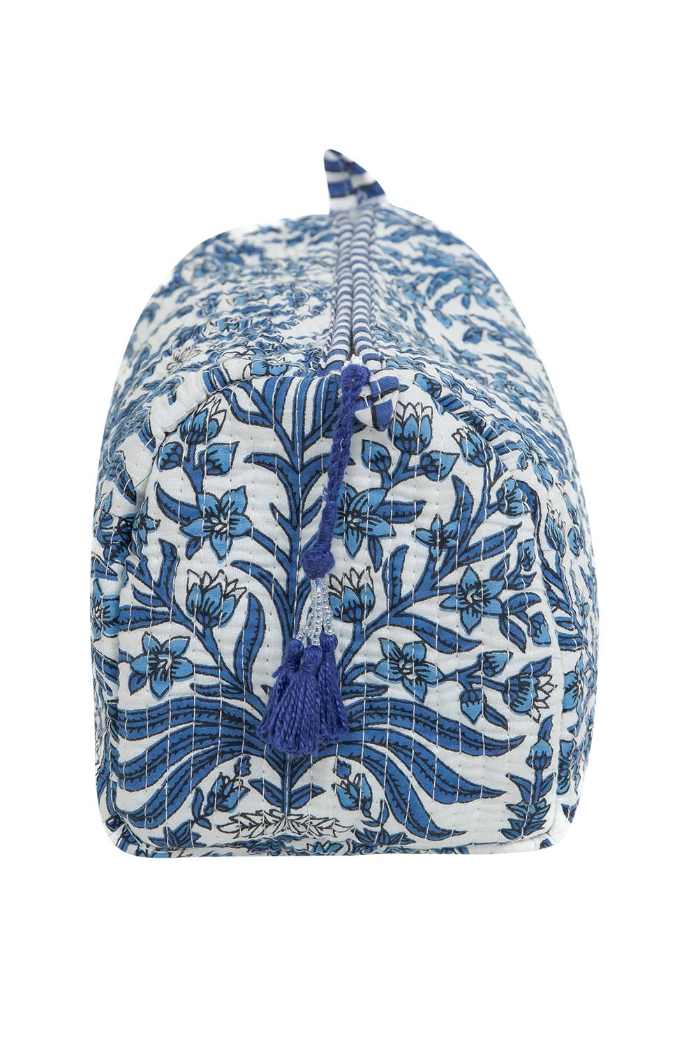 Floral Quilted Cotton Toiletry Bags