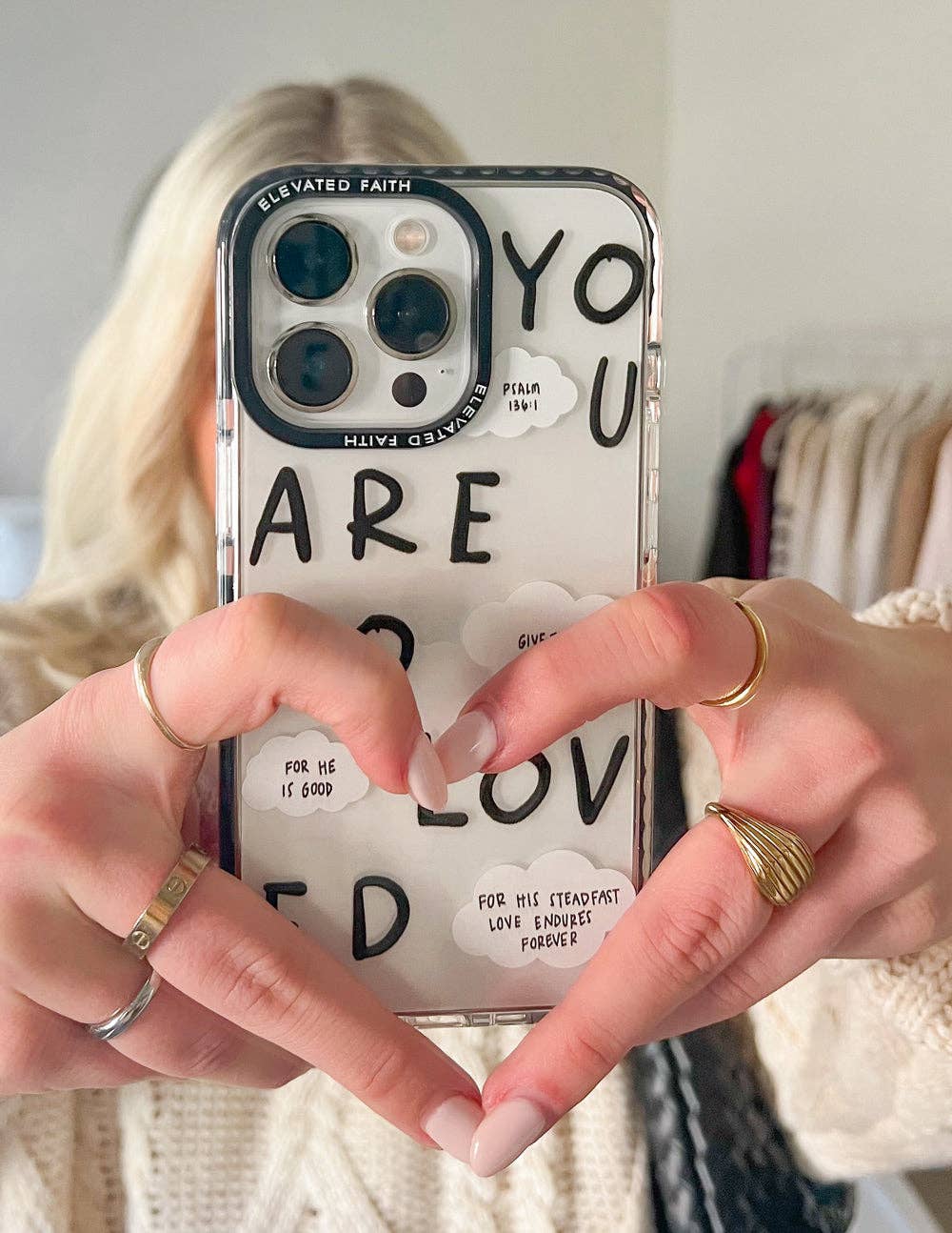 You Are So Loved Clear iPhone 14 Pro Case