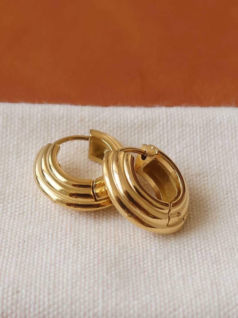 Juliette Chunky Hoop Earrings