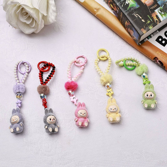 Beaded Labubu Keychain