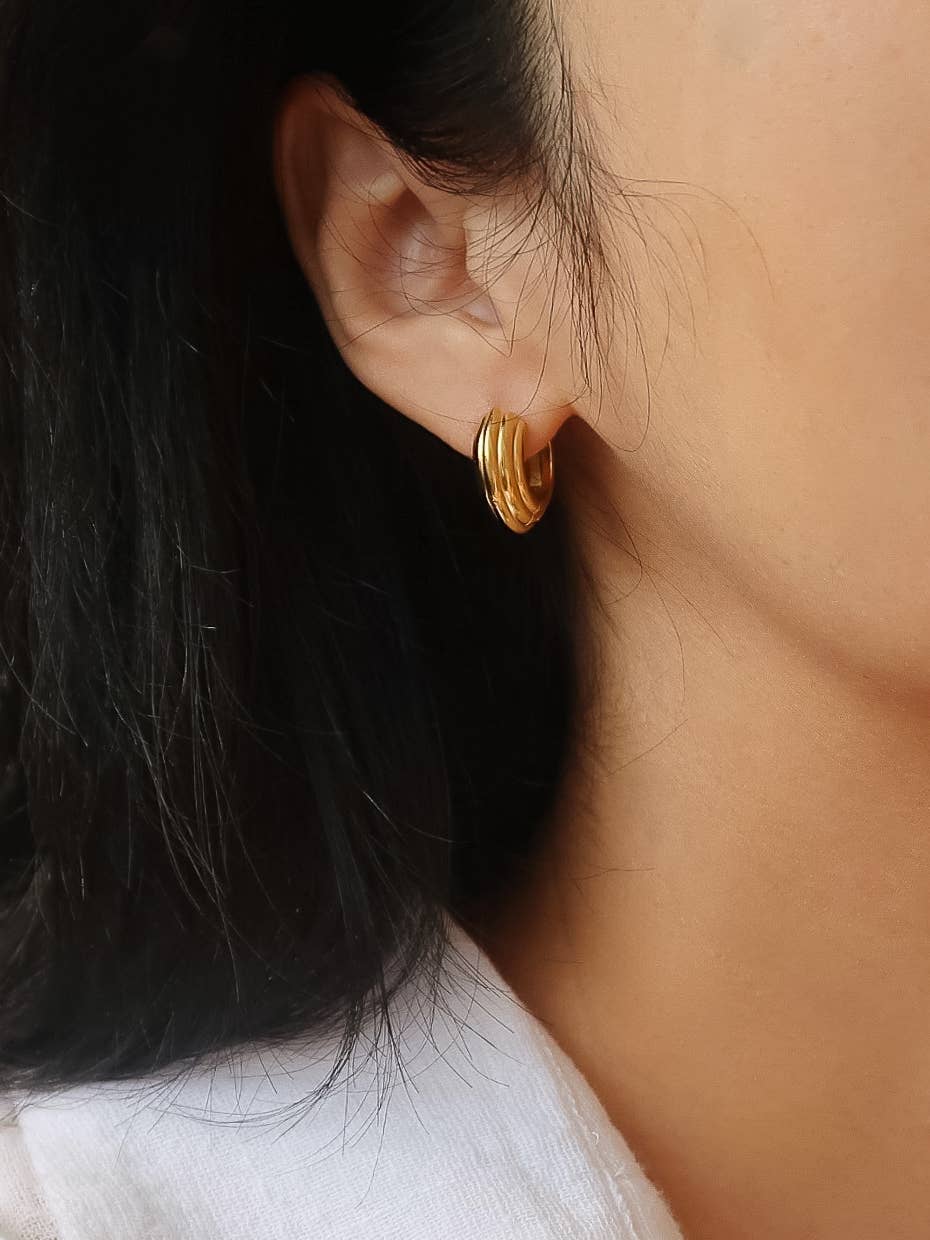 Juliette Chunky Hoop Earrings