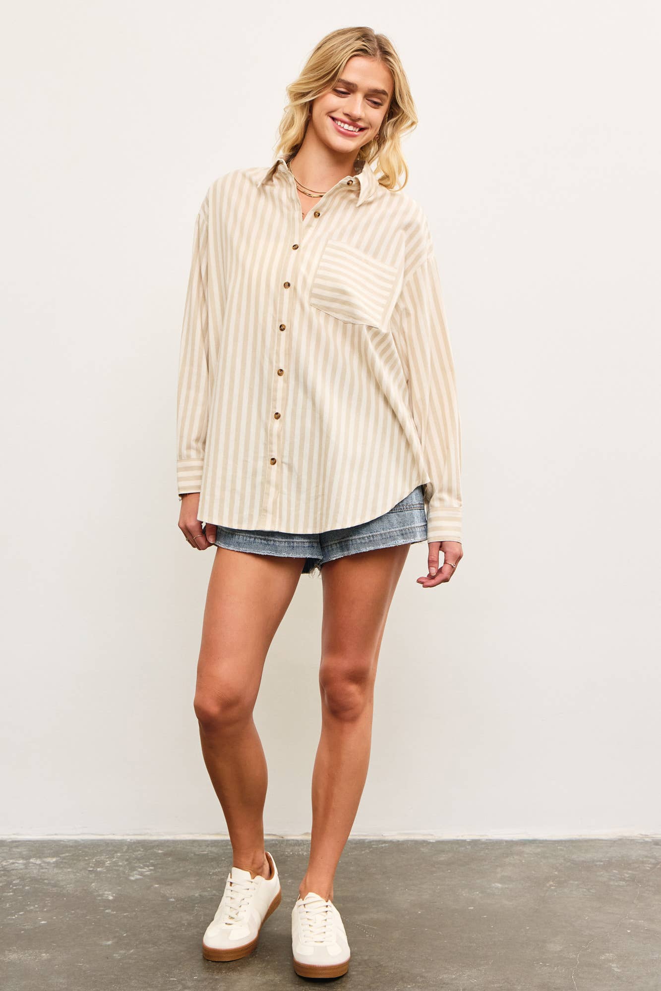 Natural Button Down Shirt