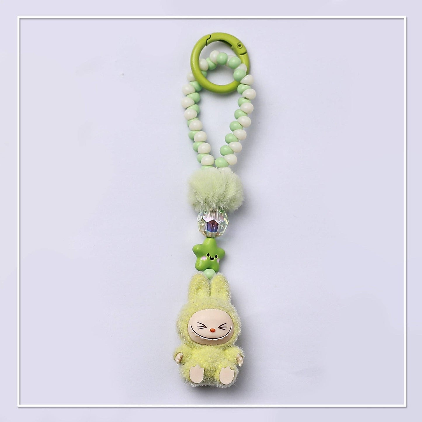 Beaded Labubu Keychain