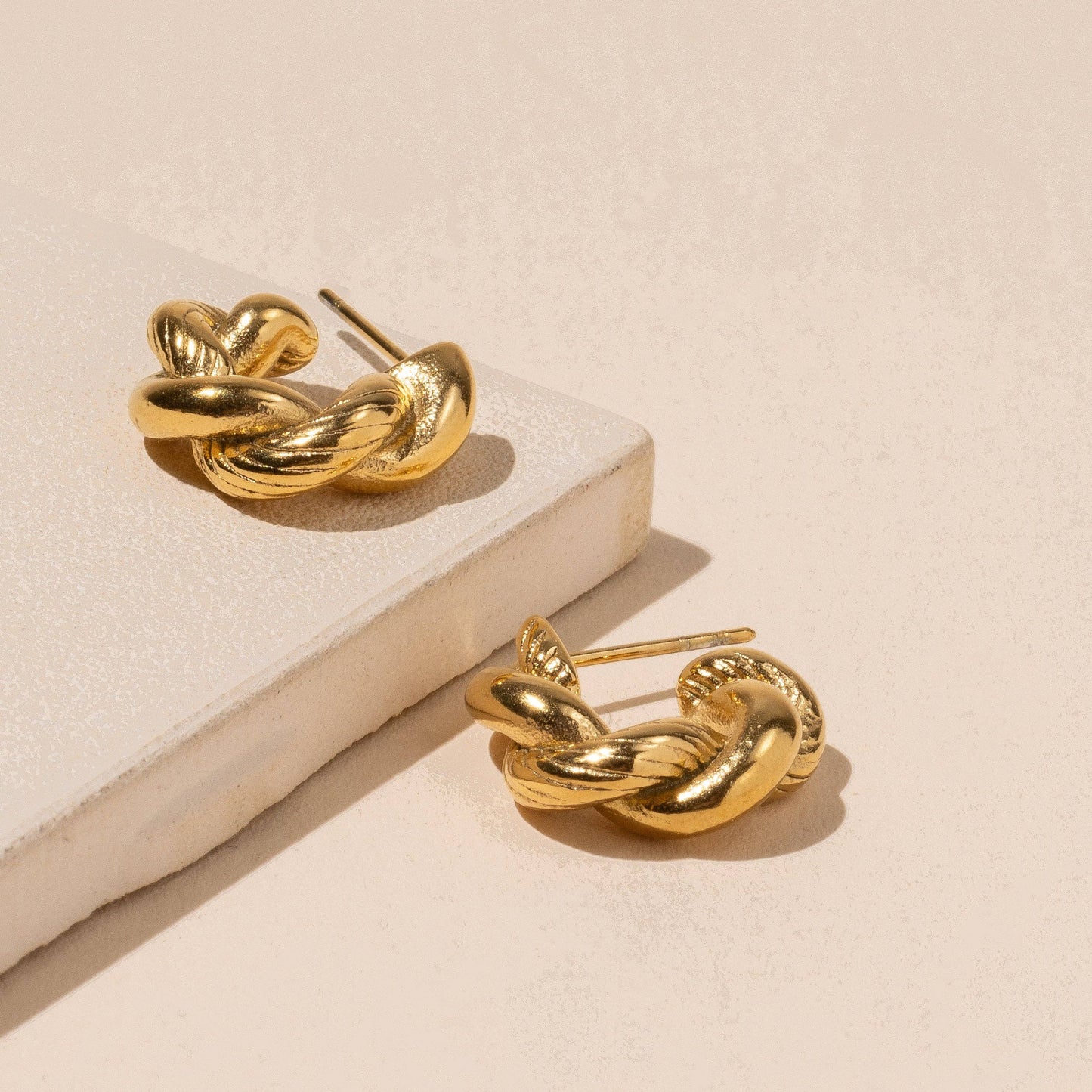 Twisted Hoop Earrings