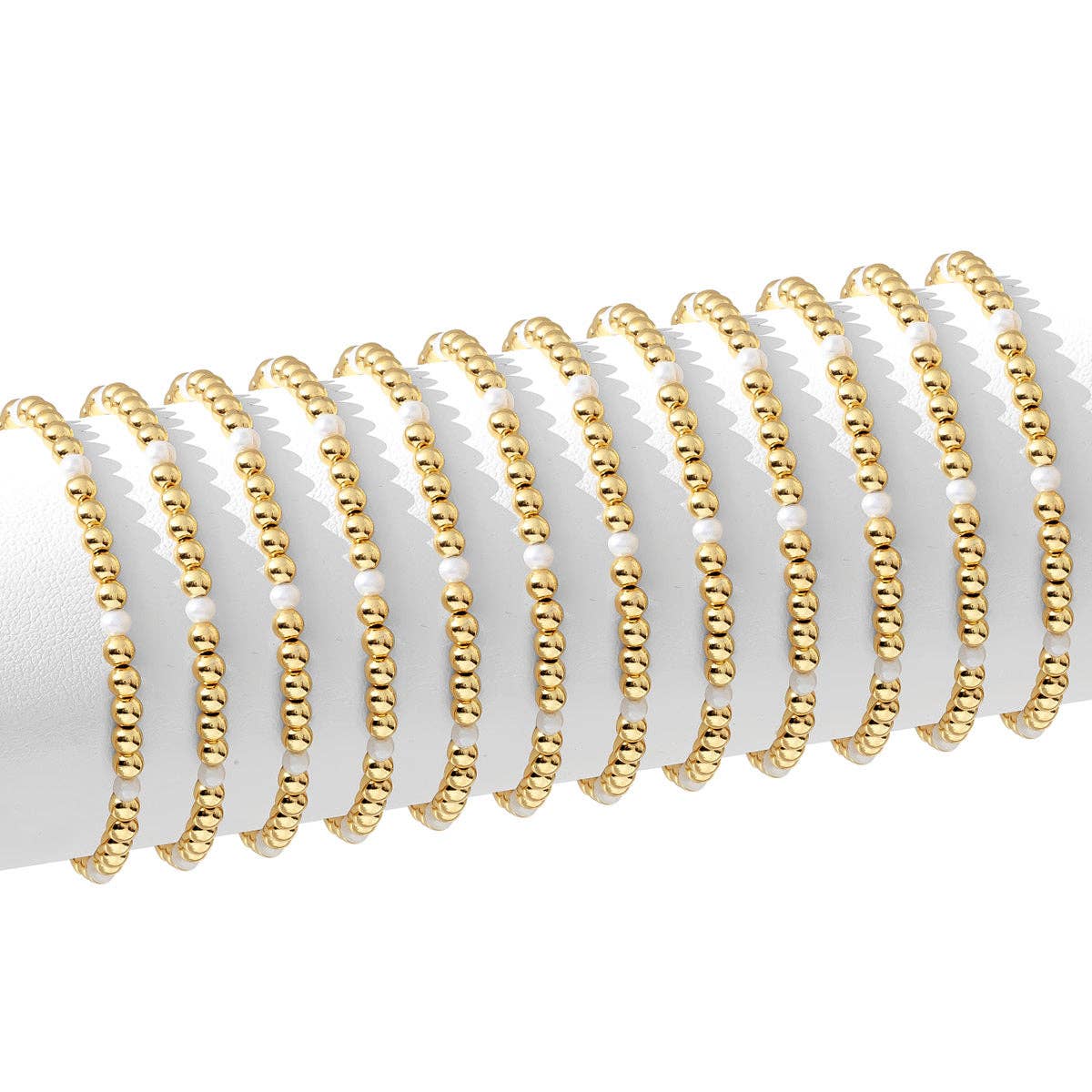 Golden Pearly Bracelet
