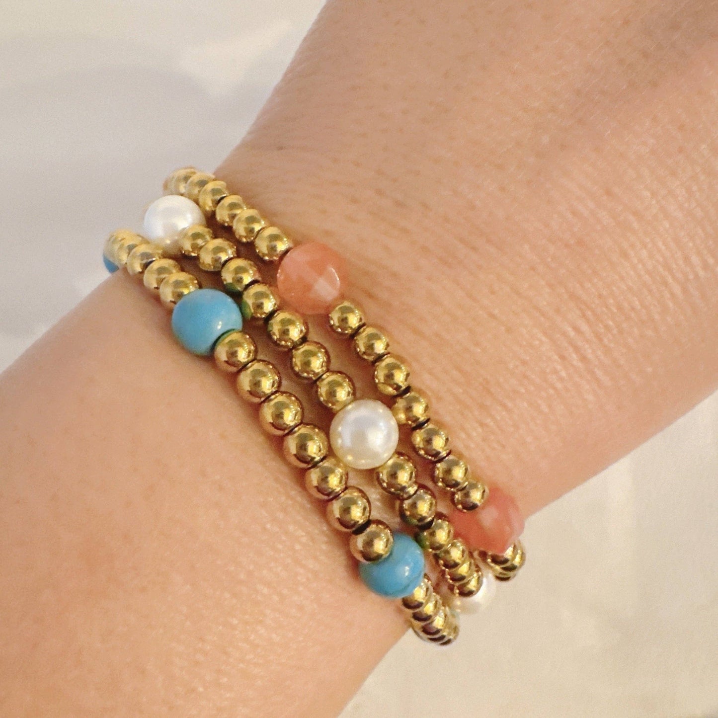 Golden Stone Bracelet