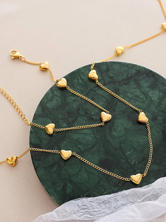 Vivre Petite Heart Bracelet & Necklace