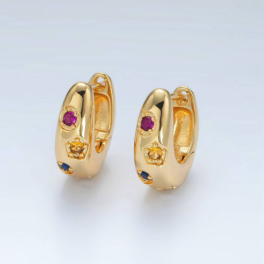 Gemini Large Hoop Earrings