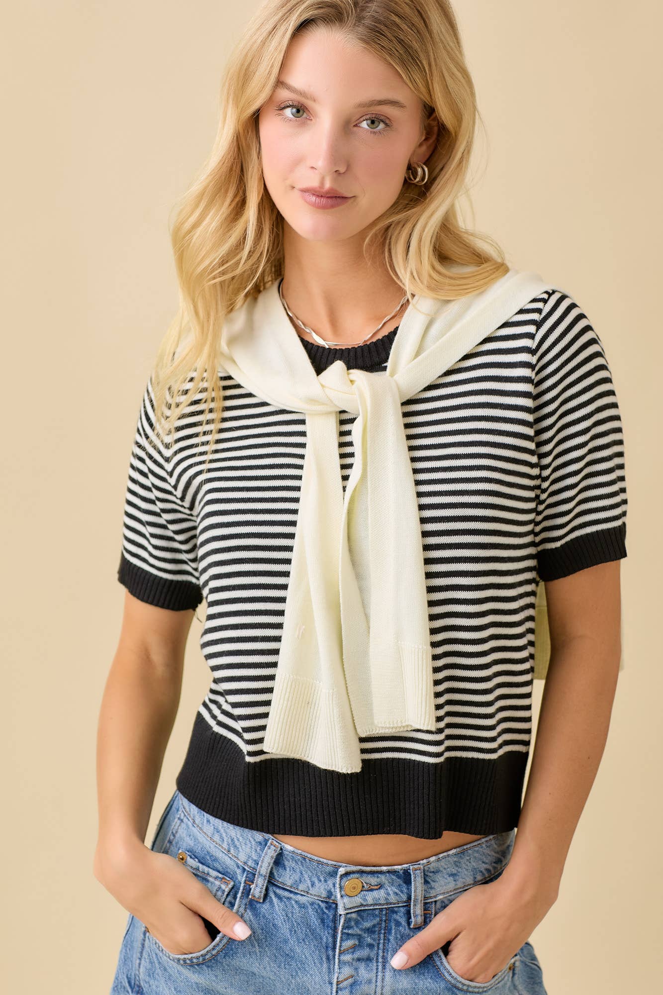 Seaside Stroll Knit Top