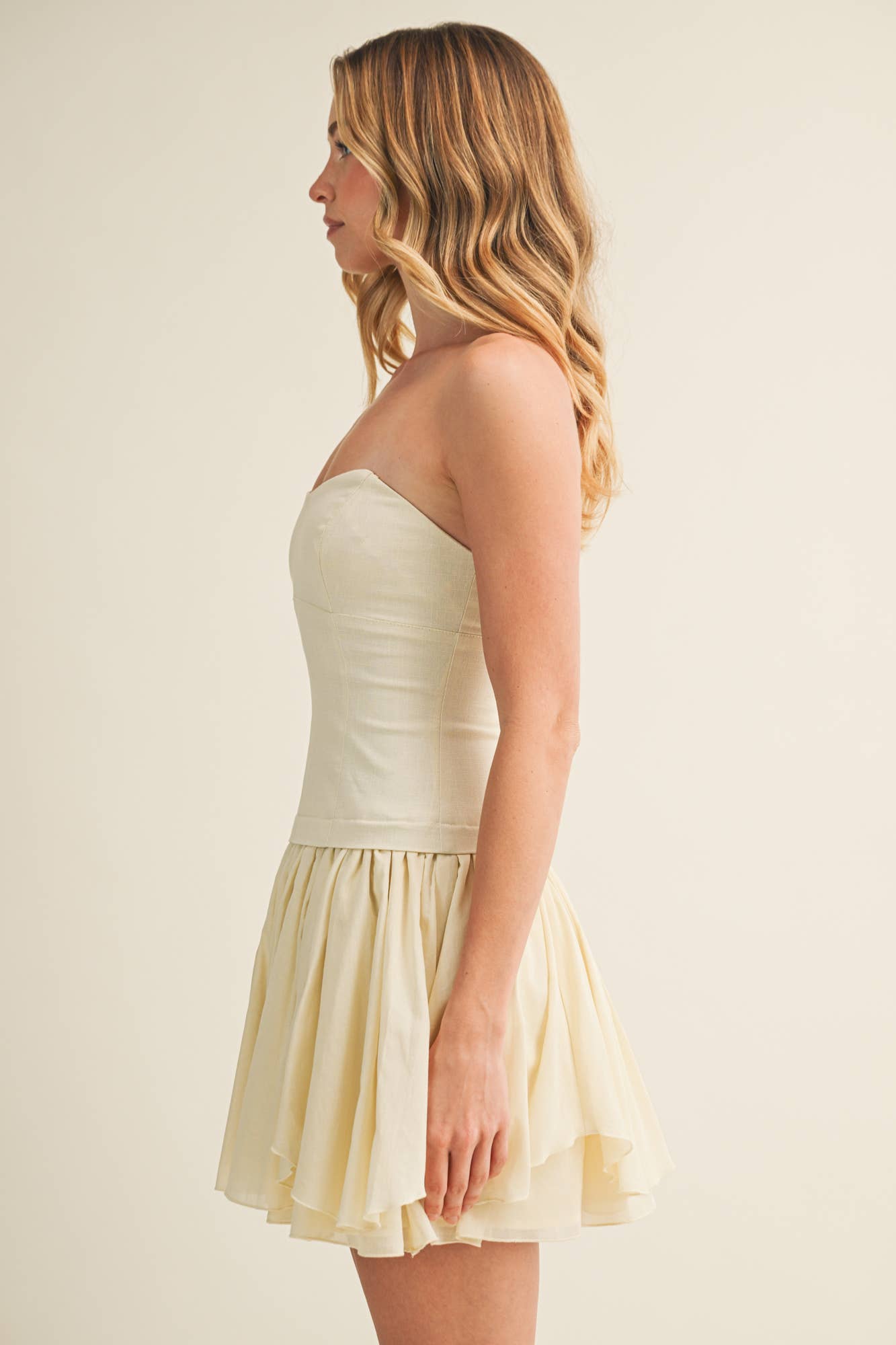 Sunlit Whisper Mini Dress