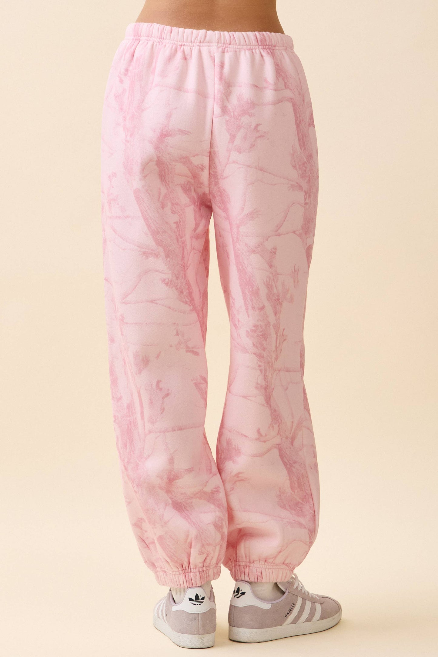 Pink Camo Jogger Sweatpants