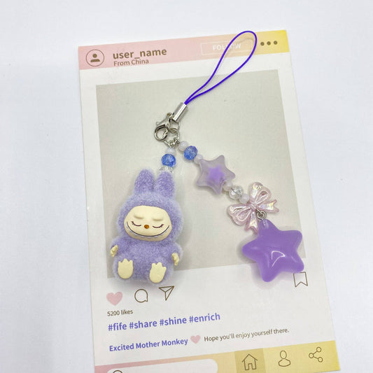 Mini Labubu Stars Keychain