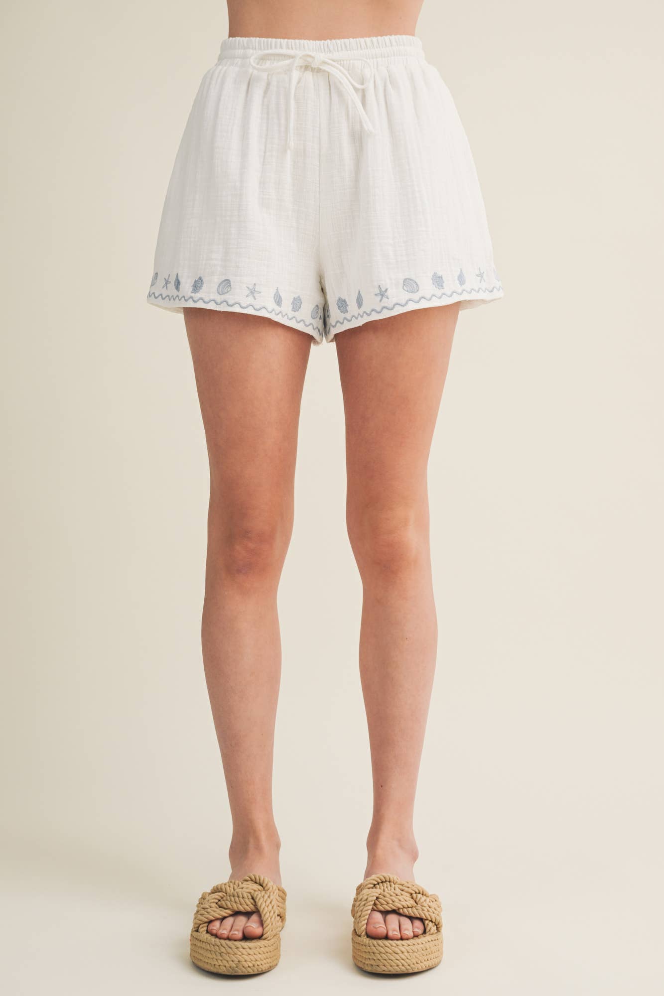 Seaside Motif Shorts