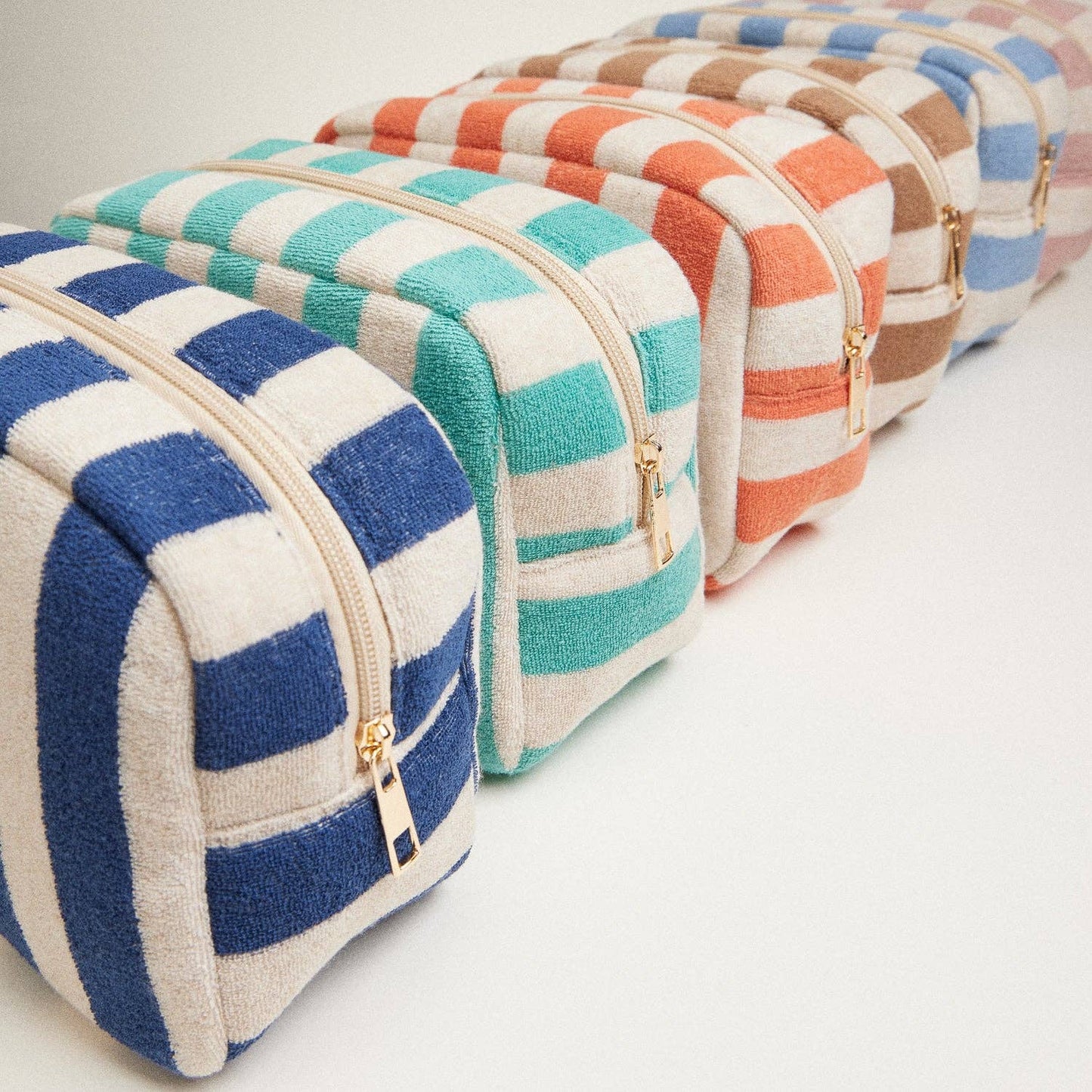 Terry Striped Pouch