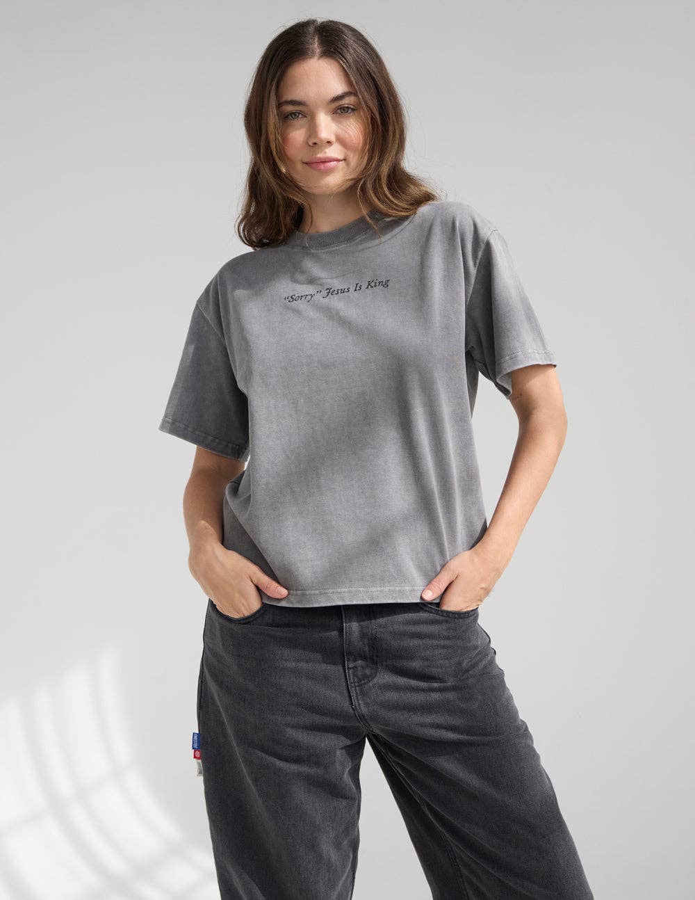 Not Sorry Jesus Is King Heavyweight Tee