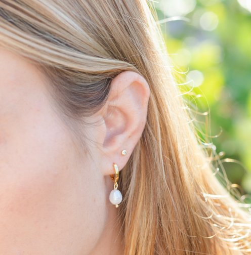 Small Pearly Huggies