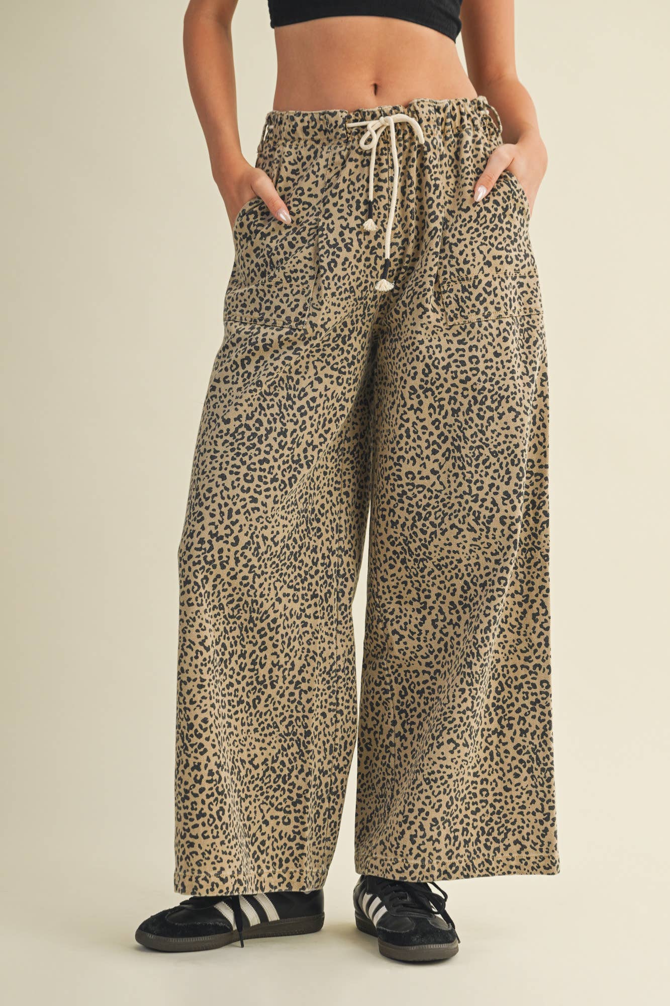 Layla Leopard Wide Leg Pants