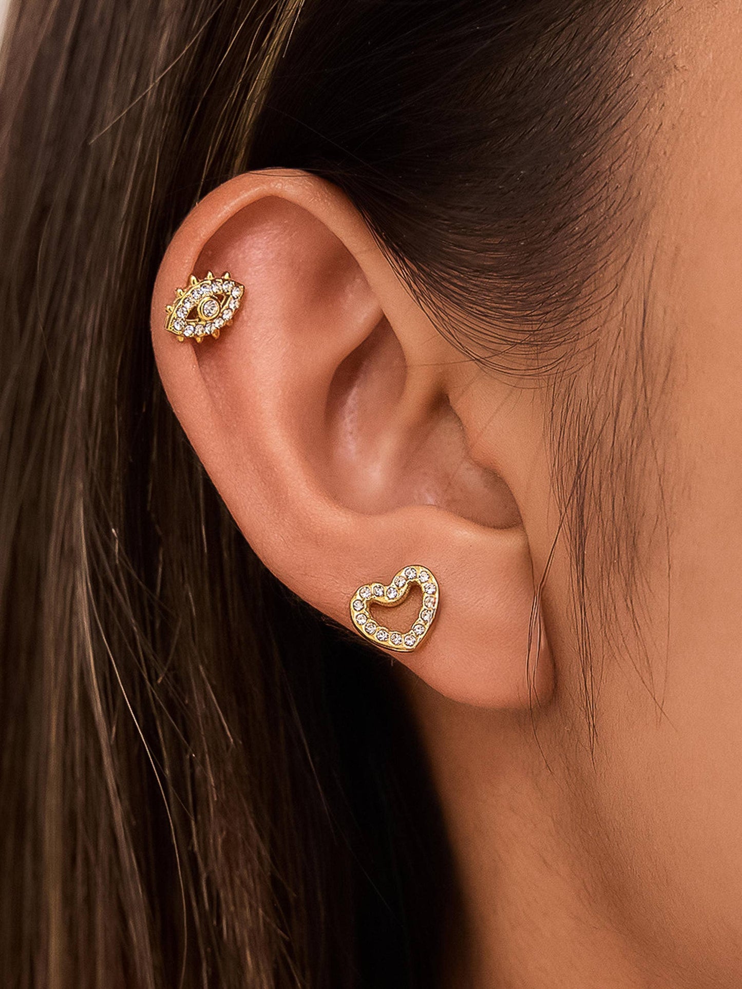 Pammi CZ Stud Earrings