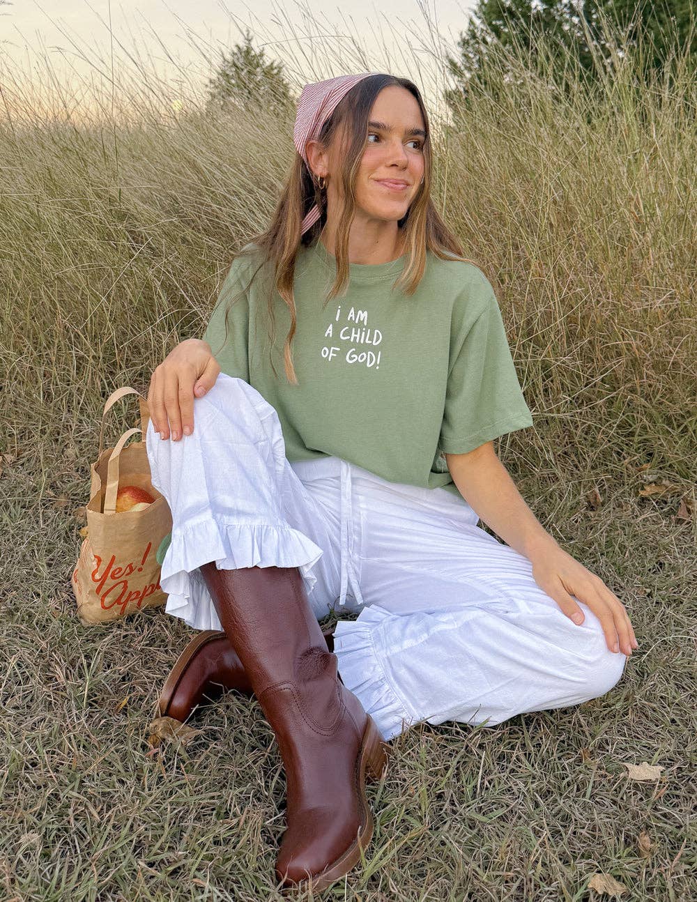 Child of God Cropped Women's Tee