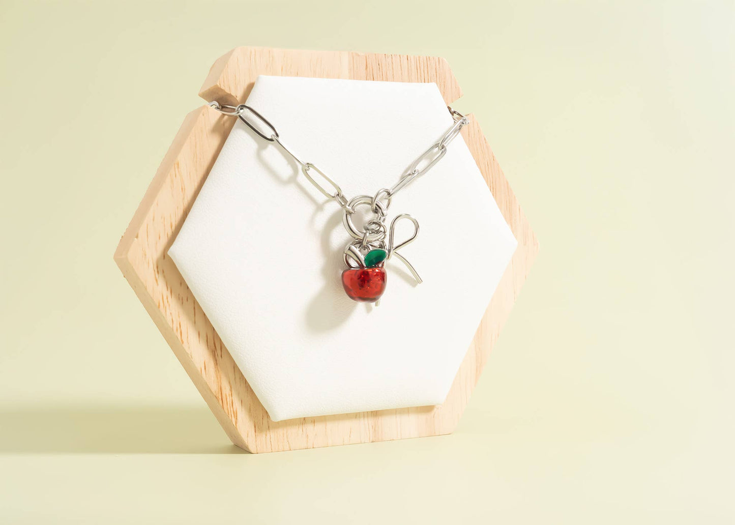 Paperclip Carabiner Charm Holder Necklace