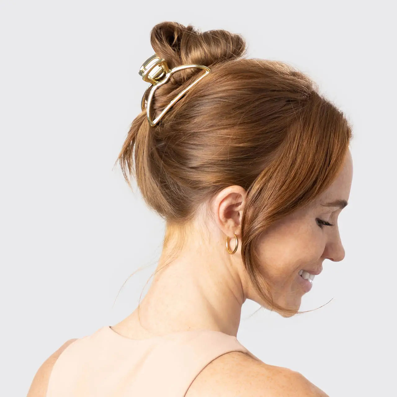 Kitsch Open Shape Claw Clip - Gold
