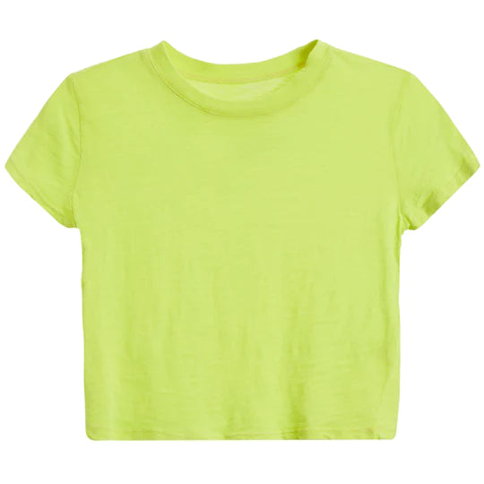 Neon Fearless Crop Tee (Tweens) - Katiej NYC
