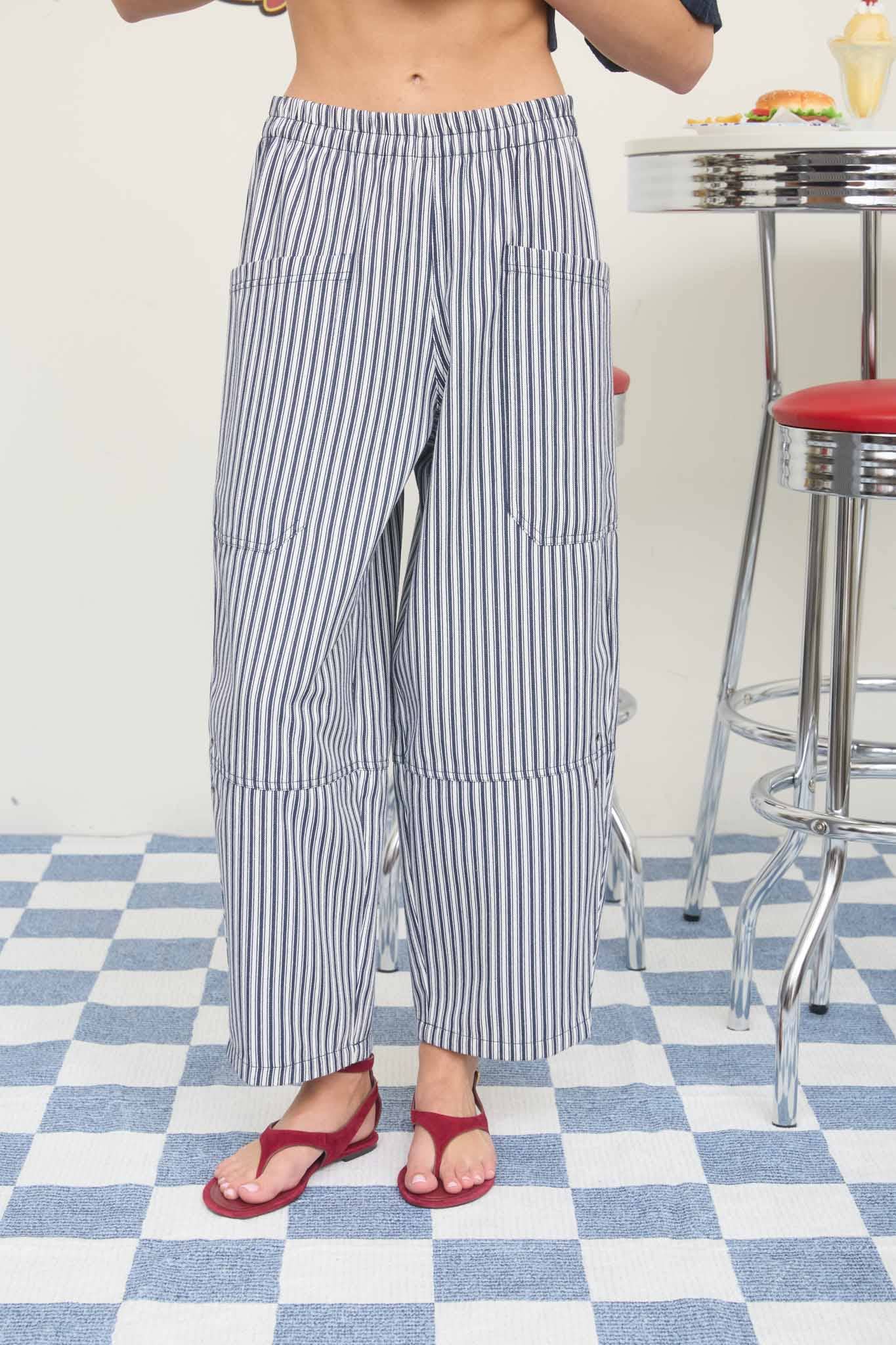 Seaside Stripe Relaxed Pants