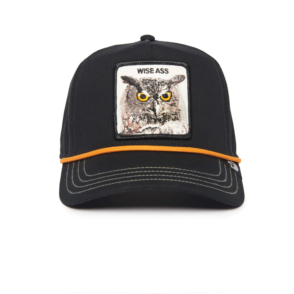 Wise Owl Black Trucker Hat - Goorin Bros