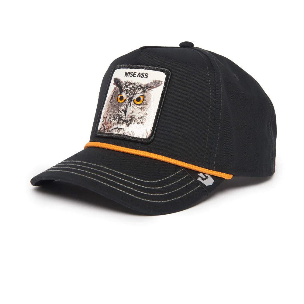 Wise Owl Black Trucker Hat - Goorin Bros