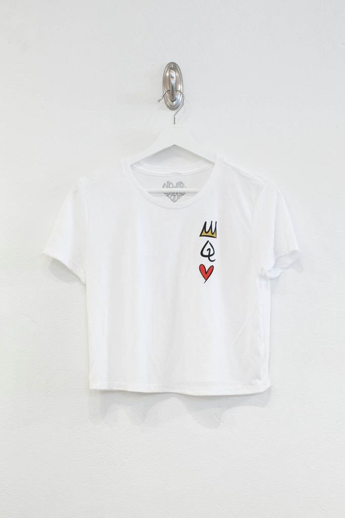 Queen of Hearts Crop Top Tee - NOL
