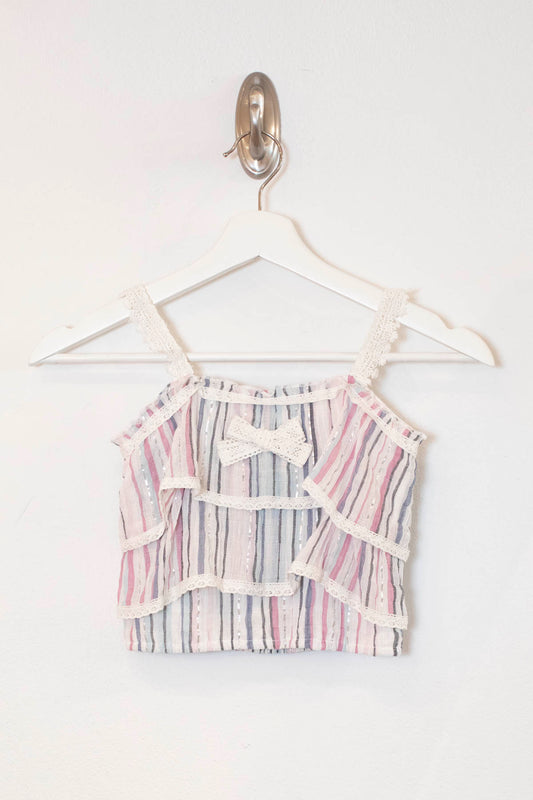 Stripe Tween Sky/Lilac Stripe Top