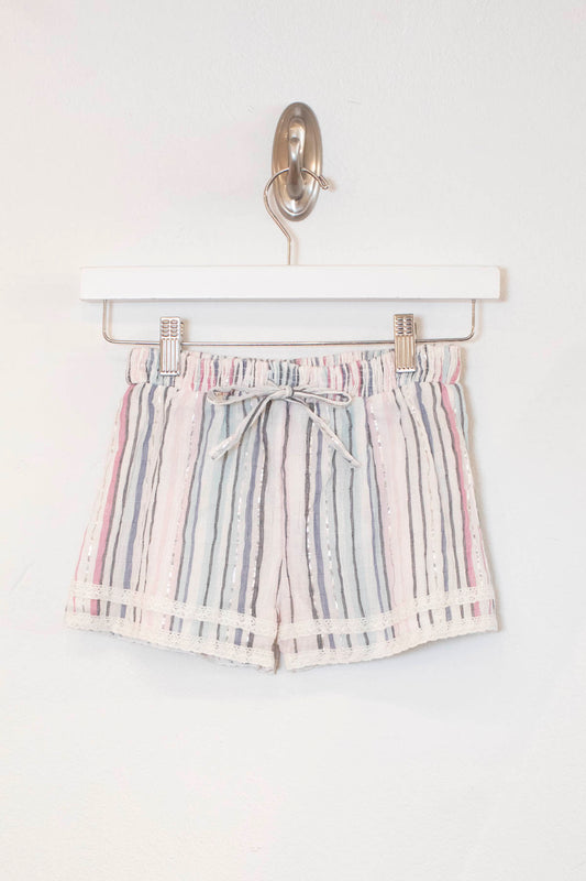 Stripe Tween Sky/Lilac Stripe Shorts