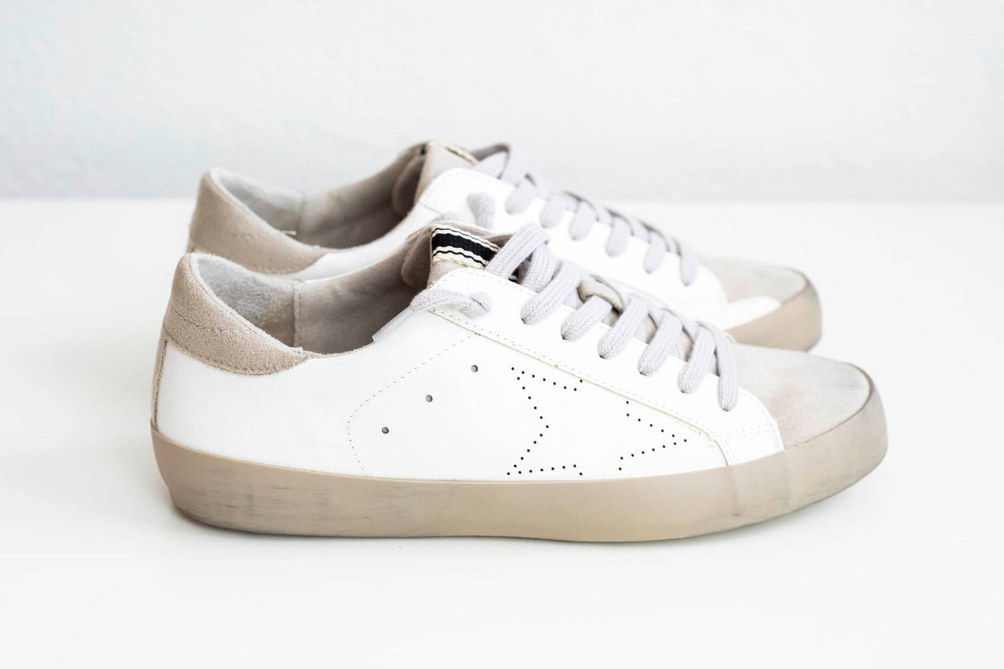 MIA White Star Sneakers